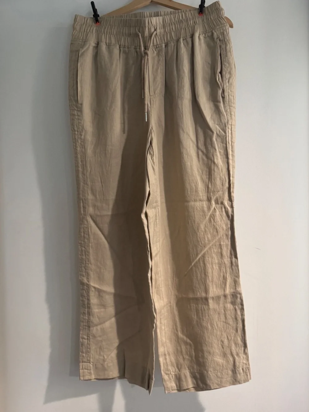 Quince Women 100% European Linen Wide Leg Pants NWT